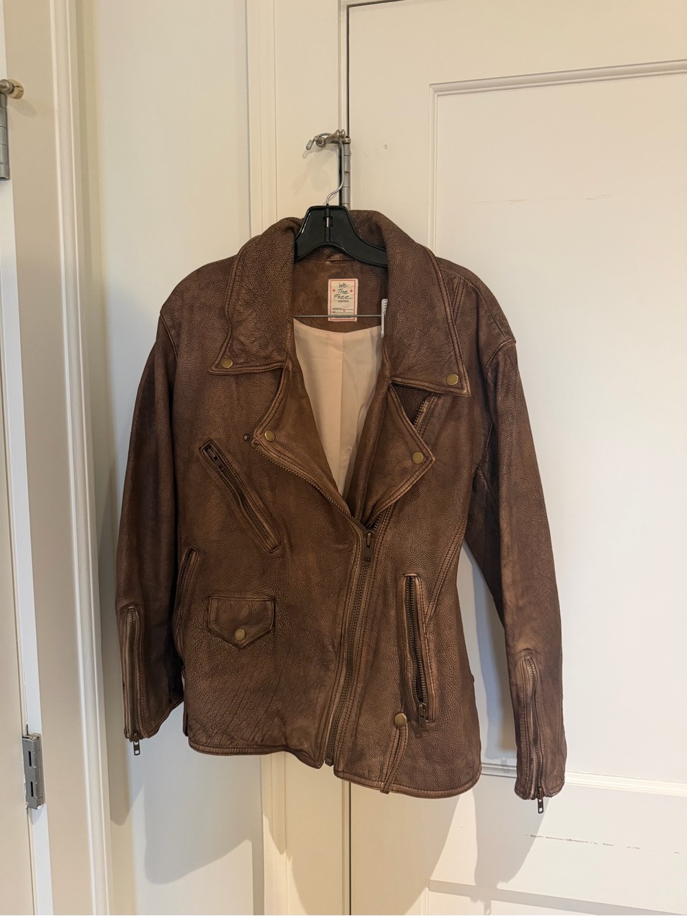 Free People We The Free Jealousy Leather Moto Jacket. New without tags.